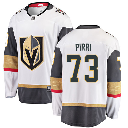 Men Vegas Golden Knights #73 Pirri Fanatics Branded Breakaway Home White Adidas NHL Jersey